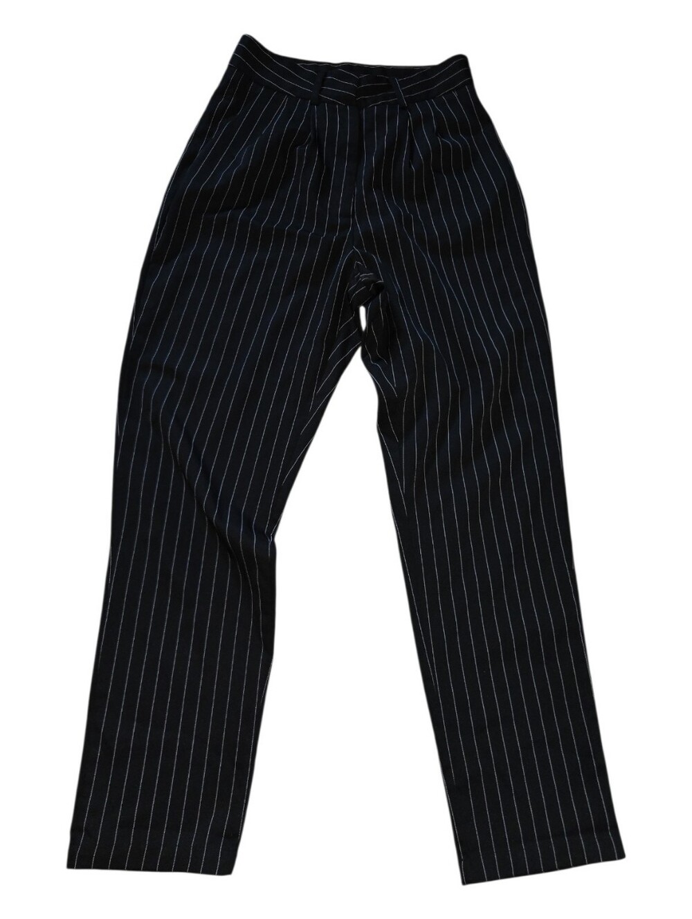 Nasty Gal Black Pinstripe Tailored Dress Trousers Size 2